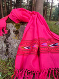 Tribal handloomed wool shawl