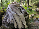 Unisex oversized wool scarf