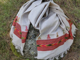 Soft wool scarf / stole