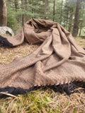 Unisex wool blanket scarf
