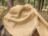 Silk wool scarf