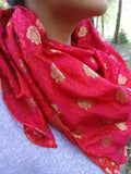 Red Silk Scarf
