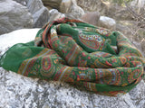 Indian Paisley Chiffon Silk Sarong Scarf
