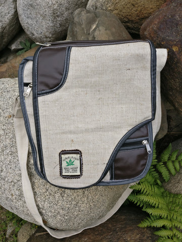 Hemp satchel bag/side bag