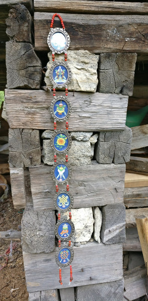 Buddhism 8 auspicious symbols wall decor