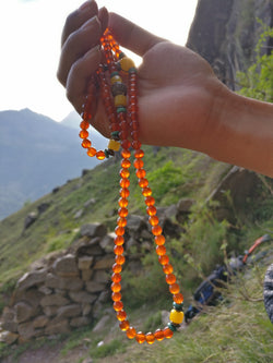 Carnelian gemstone 108 prayer beads