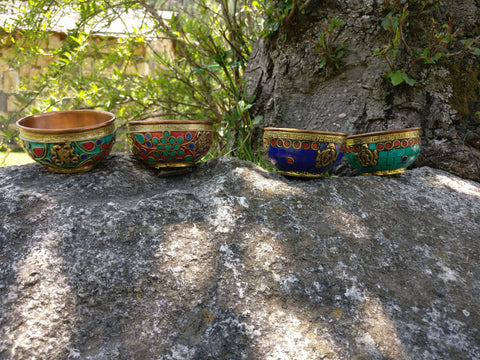 Buddhist prayer/offering cups