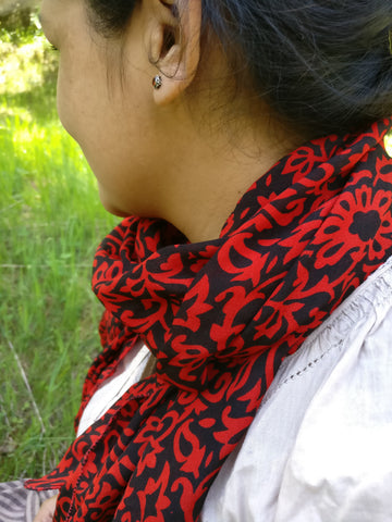 Printed Silk Scarf