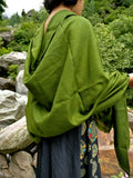 Pashmina Shawl in Olive Green