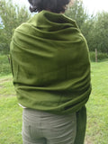 Pashmina Shawl in Olive Green