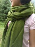 Pashmina Shawl in Olive Green