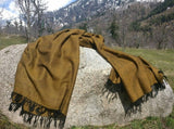 Unisex mustard scarf