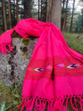 Tribal handloomed wool shawl