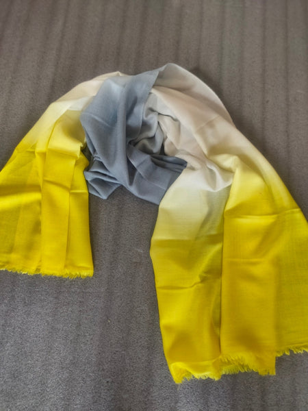 Silk wool scarf