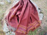 Handmade wool stole