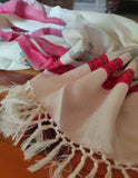 Handmade wool stole