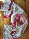 Handmade wool stole