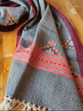 Handmade wool stole