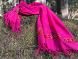 Handmade wool stole