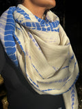 Handloom Merino wool shawl