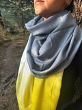 Silk wool scarf