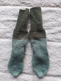 Hand knit wool socks