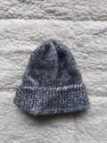 Hand knit wool beanie