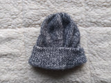 Hand knit wool beanie