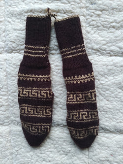 Hand Knit Winter Wool Socks