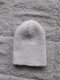 Hand knit wool beanie