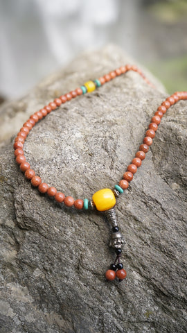 Brown Sandstone108 gemstone prayer beads