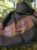Handmade Woolen Shawl in Yak Wool - Tribal Pattern