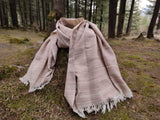 Wool blanket scarf