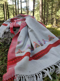 Handmade wool stole