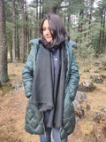 Yak and merino blend scarf