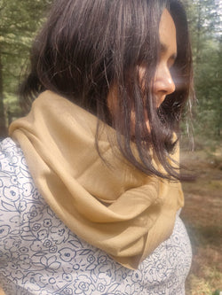 Silk wool scarf