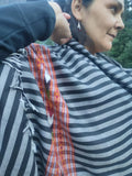 Wool blanket scarf