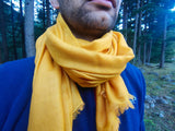 Silk wool scarf