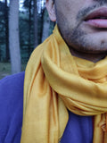 Silk wool scarf