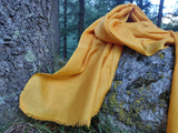 Silk wool scarf