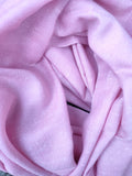 Light pink wool scarf