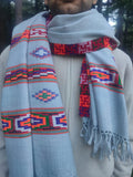 Handloom wool blanket scarf