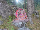 Tribal wool scarf