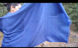 Silk wool scarf