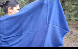 Silk wool scarf