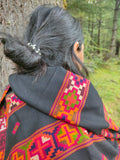 Tribal wool scarf
