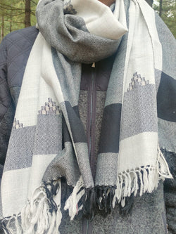 Handmade wool stole