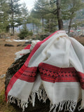 Handmade wool shawl