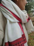 Handmade wool shawl