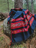 Wool blanket scarf